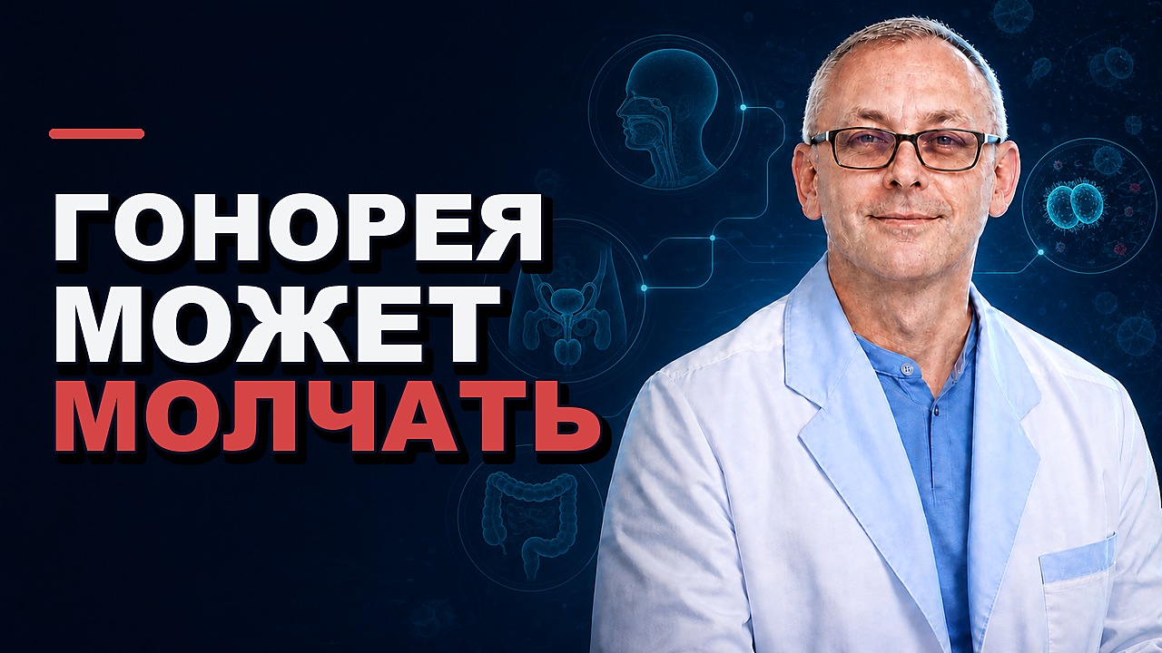 Обложка видео: Гонорея может протекать без симптомов: как её выявляют