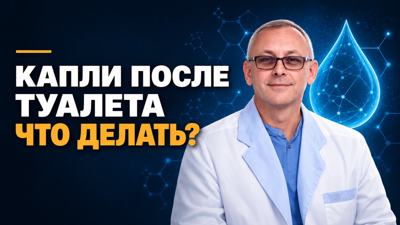 Обложка видео: Капли мочи после туалета: почему это происходит