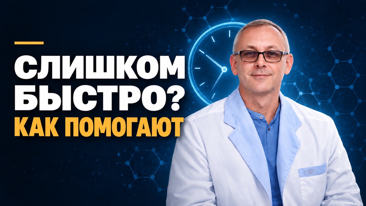 Обложка видео: Преждевременная эякуляция: почему происходит и как помогают